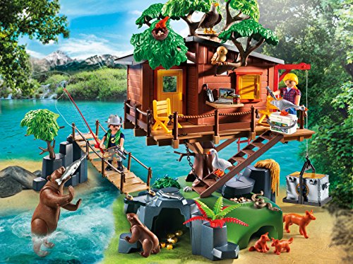 Playmobil 5557 Wildlife Adventure Tree House, Fun Imaginative Role-Play, PlaySets Suitable for Children Ages 4+