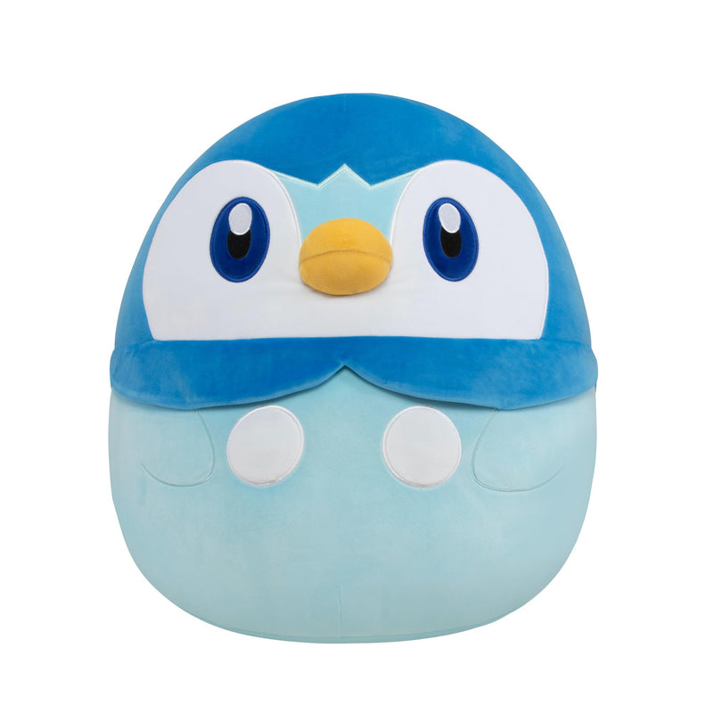 PIPLUP SQPK00041 14-Inch Add Squad, Ultrasoft Stuffed Animal Jumbo, Official Plush, Black