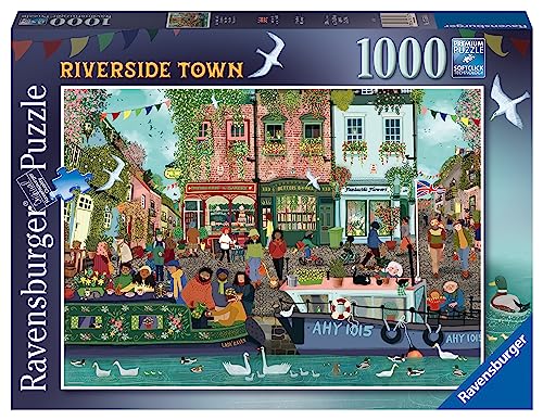 Ravensburger 17554 Riverside Town 1000 Piece Jigsaw Puzzle for Adults and Kids Age 12 Years Up