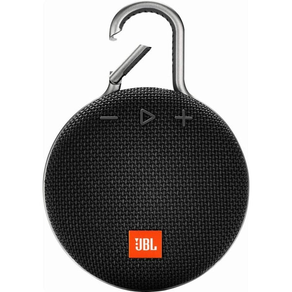 JBL CLIP 3 – Portable Bluetooth Wireless Speaker with Rechargeable Battery – Waterproof IPX7 for Outdoors – Siri and Google Compatible – Black