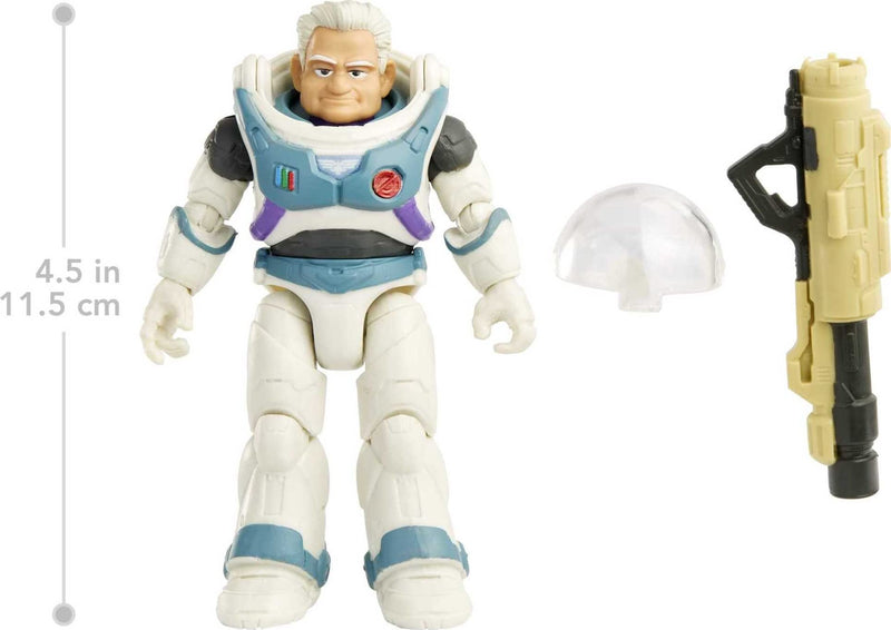 Mattel Lightyear Toys Space Ranger Alpha Darby Steel Action Figure, 14 Points of Articulation & Accessories, 5-in Scale