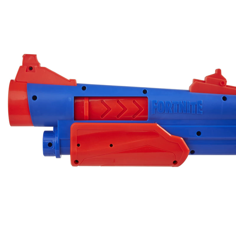 Nerf Fortnite Pump SG Blaster, Pump Action Mega Dart Blasting, Breech Load, 4 Nerf Mega Darts, for Youth, Teens, Adults F0318