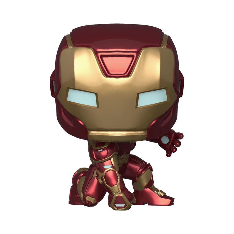 Funko POP! Marvel: Marvel Avengers Game-Iron Man - (Stark Tech Suit) - Collectable Vinyl Figure - Gift Idea - Official Merchandise - Toys for Kids & Adults - Video Games Fans