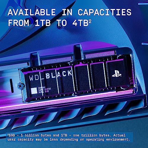 WD_BLACK SN850P 4TB M.2 PCIe NVMe SSD - Officially Licensed for PlayStation®5 consoles - up to 7,300MB/s