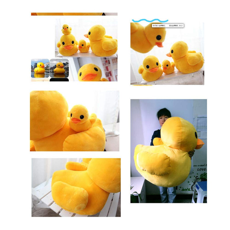 VIDOSCLA Cute Yellow Duck Stuffed Plush Pillow Animal Dolls Super Soft Huggable Toy Gift for Children-20cm