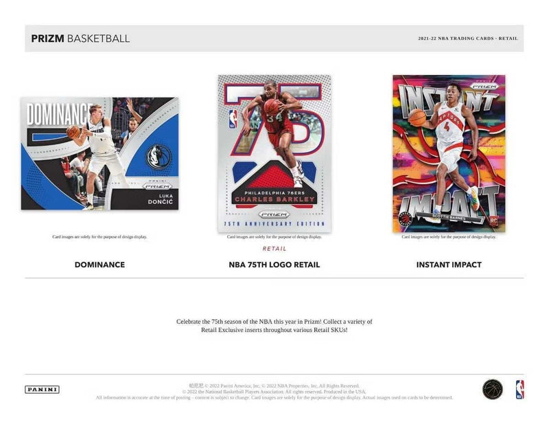 Panini 2021/22 Prizm NBA Basketball Retail Box