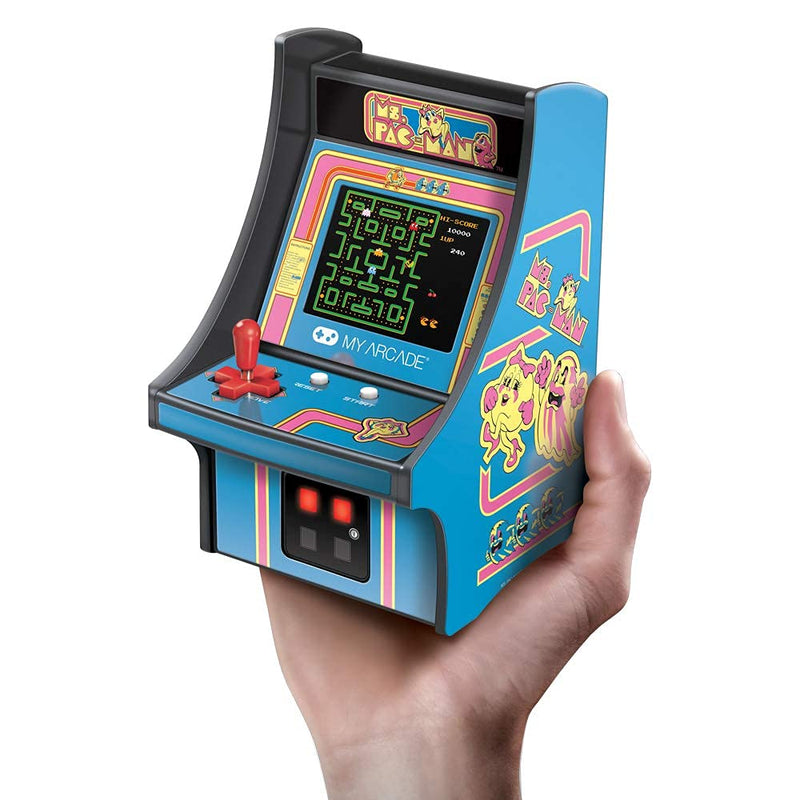 My Arcade MS. Pac-Man Collectible Micro Player Retro Arcade Machine - 6 Inch