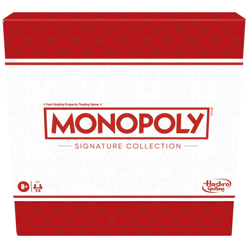Monopoly Signature Collection Family Board Game for 2 to 6 Players, Premium Packaging and Components, Game for Ages 8+