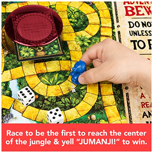 Jumanji The Game, The Classic Adventure Board Game for Kids and Families Aged 8 and Up