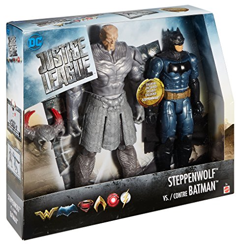 Justice League Action FGG85 Steppenwolf vs Batman Figures, Pack of 2