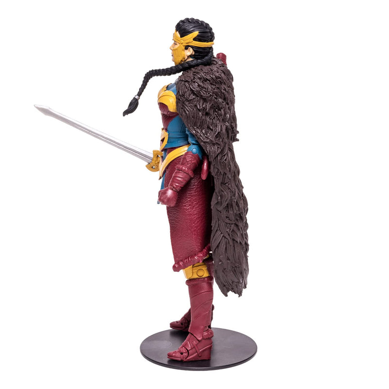 McFarlane Toys, 7-Inch DC Endless Winter Wonder Woman Action Figure with 22 Moving Parts, Collectible DC Figure with Unique Collectible Character Card – Ages 12+