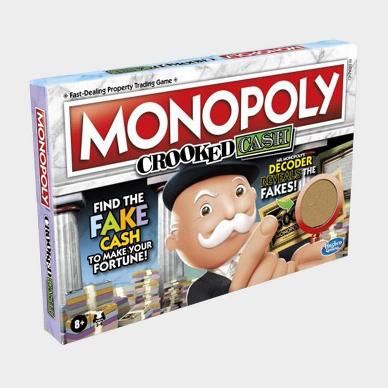 Monopoly Cash Decoder Board Game For Families and Kids Ages 8 and Up, Includes Mr. Monopoly's Decoder to Find Fakes, for 2-6 Players