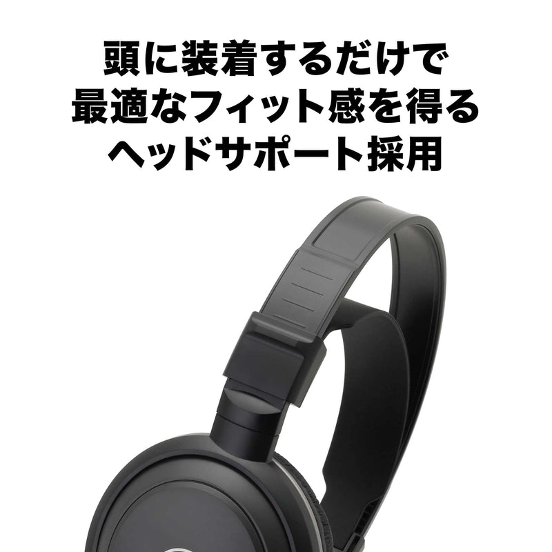 Audio-Technica ATH-AVC200 SonicPro Over-Ear Headphones - Closed Back (Black)