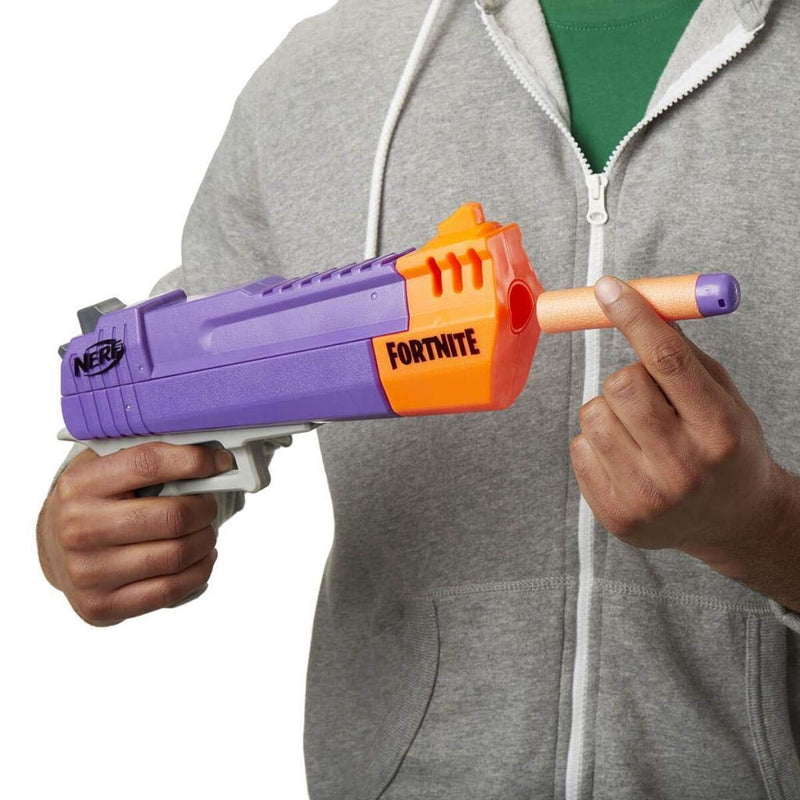 Nerf Fortnite HC-E Mega Dart Blaster – Includes 3 Official Nerf Mega Fortnite Darts – For Youth, Teens, Adults