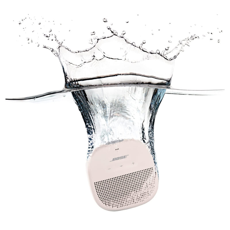 Bose SoundLink Micro Bluetooth Speaker: Small Portable Waterproof Speaker with Microphone, White