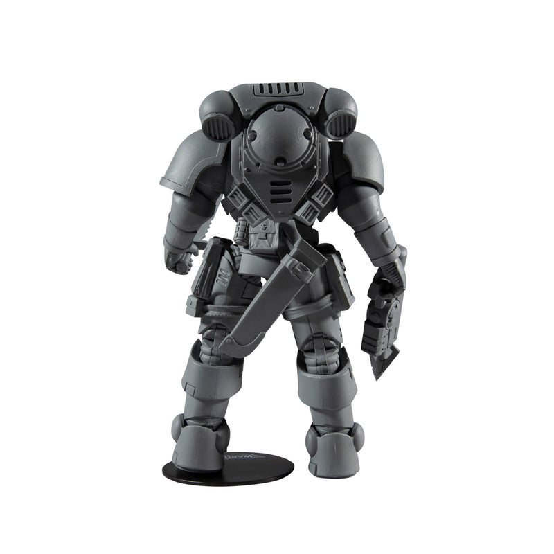 McFarlane Toys, Warhammer 40000 Reiver Action Figure with 22 Moving Parts, Unpainted Collectible Warhammer Figure with collectors stand base, Customise Your Figure – Ages 12+