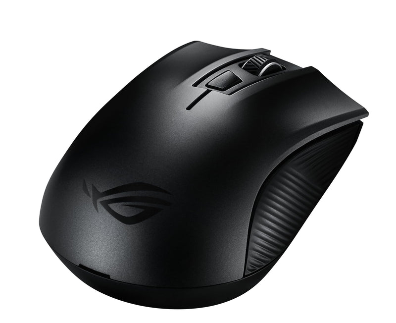 ASUS ROG Strix Carry Ergonomic Optical Gaming Mouse with Dual 2.4 GHz/Bluetooth Wireless Connectivity, 7200-DPI Sensor and ROG-Exclusive Switch Socket Design