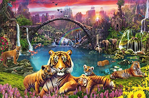 RAVENSBURGER PUZZLE Ravensburger 16719 Jigsaw Puzzle Tiger in Paradise Lagoon 3000 Pieces, Multicoloured