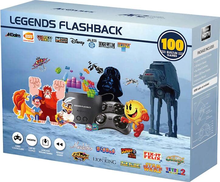 Legends Flashback 2022 Edition Retro Game Console - 100 Games Included