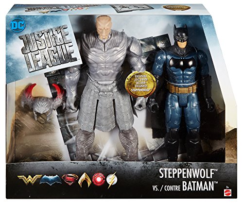 Justice League Action FGG85 Steppenwolf vs Batman Figures, Pack of 2