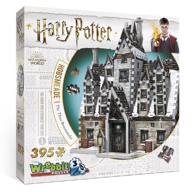 Wrebbit3D | Harry Potter: Hogsmeade - The Three Broomsticks (395pc) | Puzzle | Ages 14+