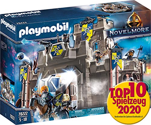 Playmobil 70222 Knights of Novelmore Fortress figures and functions, for Children 5+