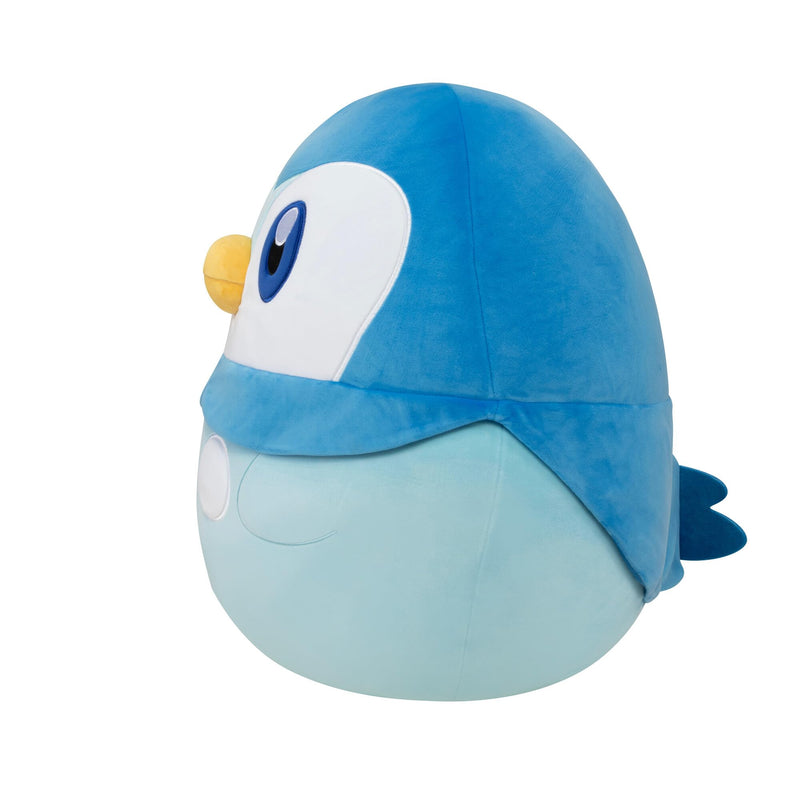 PIPLUP SQPK00041 14-Inch Add Squad, Ultrasoft Stuffed Animal Jumbo, Official Plush, Black