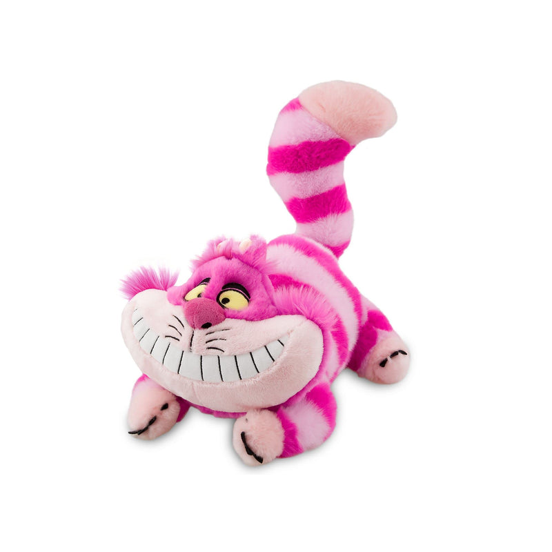 Disney Store Official Cheshire Cat Medium Soft Toy, Alice In Wonderland, 18cm/7”, Iconic Cuddly Toy Character, Has Embroidered Details and Classic Grin, Felt Claws, Suitable For Ages 12 months+