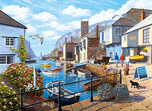 Ravensburger Tranquil Harbour 500 Piece Jigsaw Puzzle for Adults & for Kids Age 10 and Up