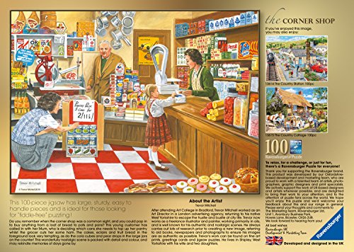 Ravensburger The Corner Shop 100 Piece Jigsaw Puzzle with Extra Large Pieces for Adults and Kids Age 10 Years Up
