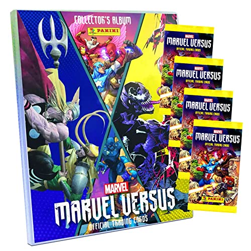Panini Marvel Versus Cards - Trading Cards - 1 Collector's Folder + 4 Boosters