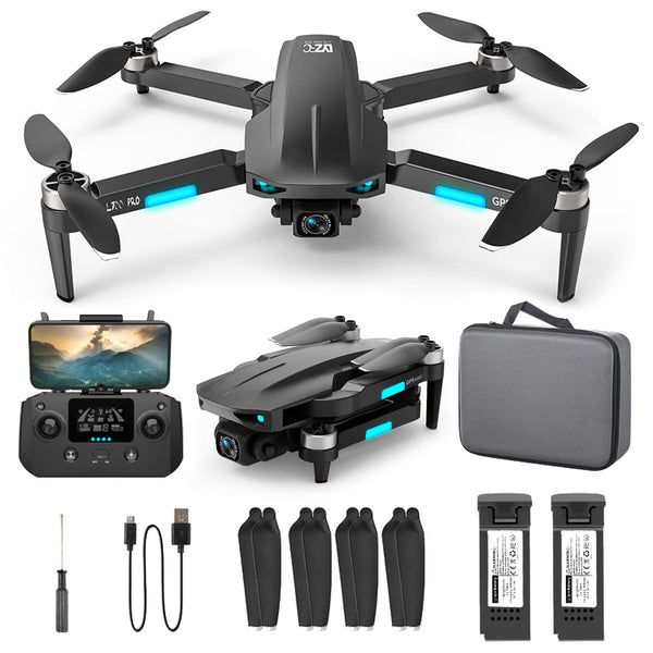 NMY N300 GPS Drone with Camera 4K for Adults, 50mins Flight Time, Brushless Motor, 1KM Long Range Transmission, Auto Return Home, Suit for Beginner, Black