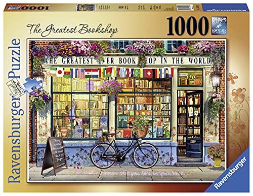 Ravensburger - The Greatest Bookshop 1000 Piece Jigsaw Puzzle for Adults and for Kids Age 12 and Up