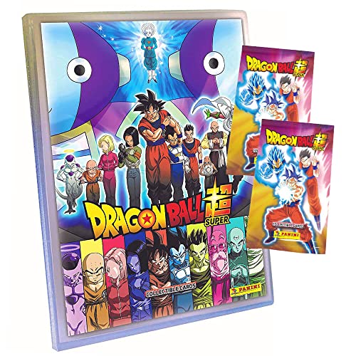 Panini Dragon Ball Super Trading Cards - Trading Cards Series 1 - Card Selection (1 Folder + 2 Boosters)