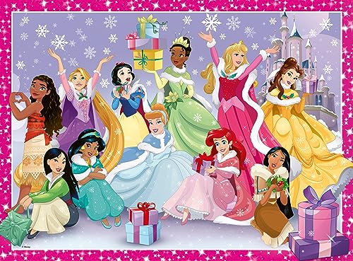Ravensburger 13385 Disney Princess Christmas Jigsaw Puzzle for Kids Age 8 Years Up-200 Pieces XXL