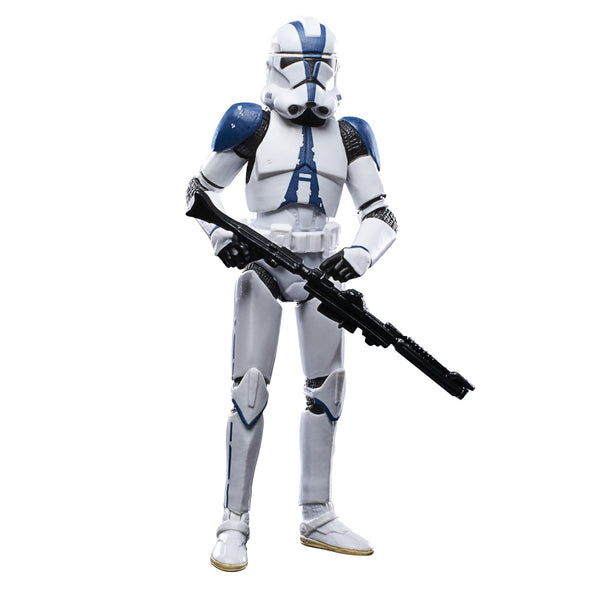 Star Wars Hasbro The Vintage Collection Clone Trooper (501st Legion) Toy, 9.5 CM Scale The Clone Wars Figure, 4 and Up