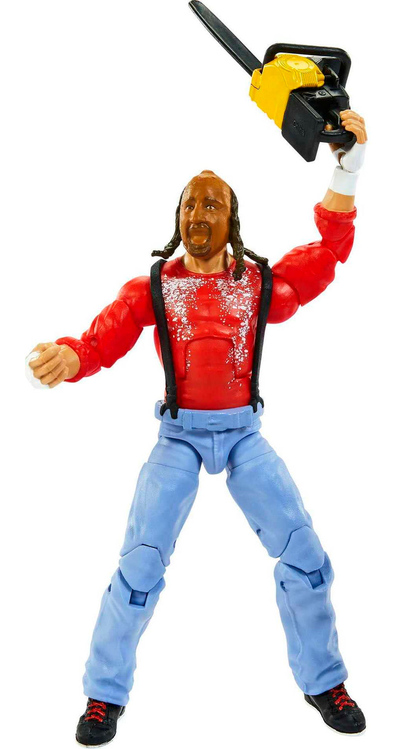 Mattel WWE Chainsaw Charlie Elite Collection Action Figure with Accessories, Articulation & Life-like Detail, 6-inch