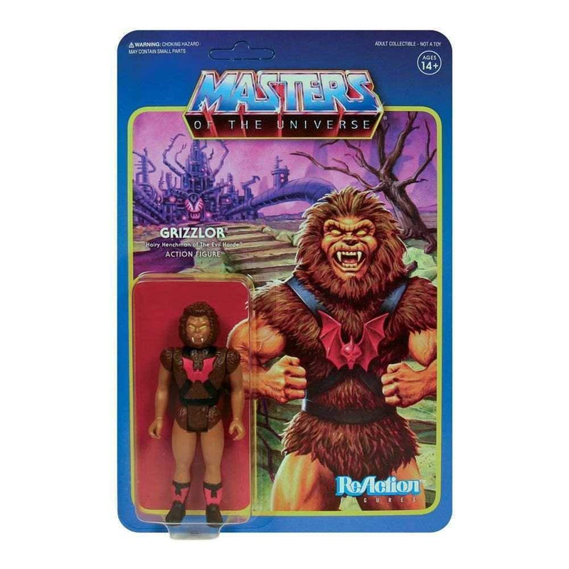 SUPER7 Grizzlor Masters of the Universe ReAction Action Figure