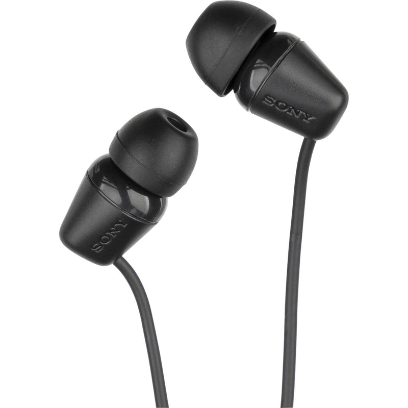 Sony WI-C100 Wireless In-ear Headphones - Up to 25 hours of battery life - Water resistant -Built-in mic for phone calls - Voice Assistant compatible - Reliable Bluetooth® connection - Black