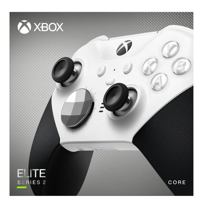 Xbox Elite Bluetooth Wireless Controller Series 2 - Core Edition (White) For PC, Xbox Series X|S, Xbox One, Windows 10, Mobile