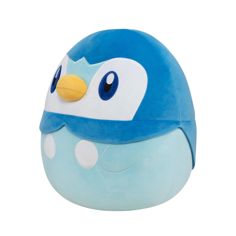 PIPLUP SQPK00041 14-Inch Add Squad, Ultrasoft Stuffed Animal Jumbo, Official Plush, Black