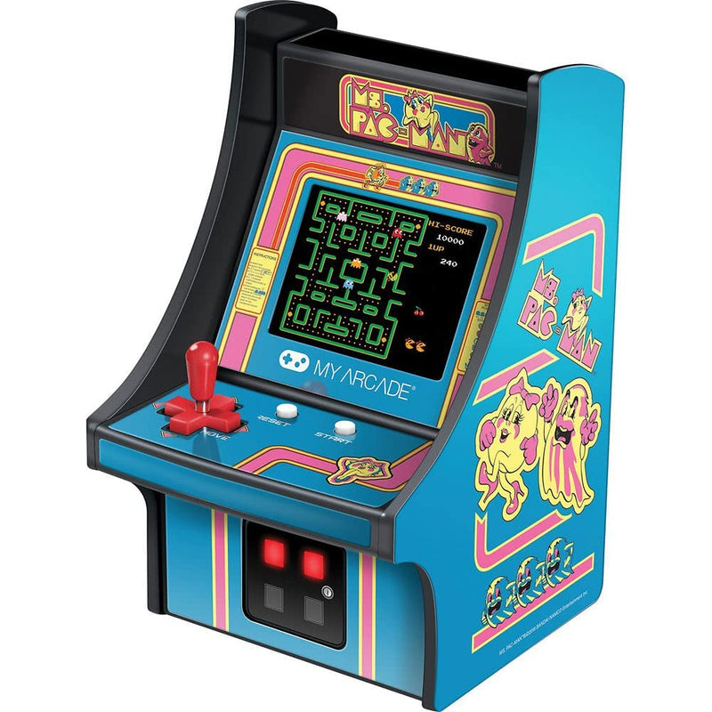 My Arcade MS. Pac-Man Collectible Micro Player Retro Arcade Machine - 6 Inch