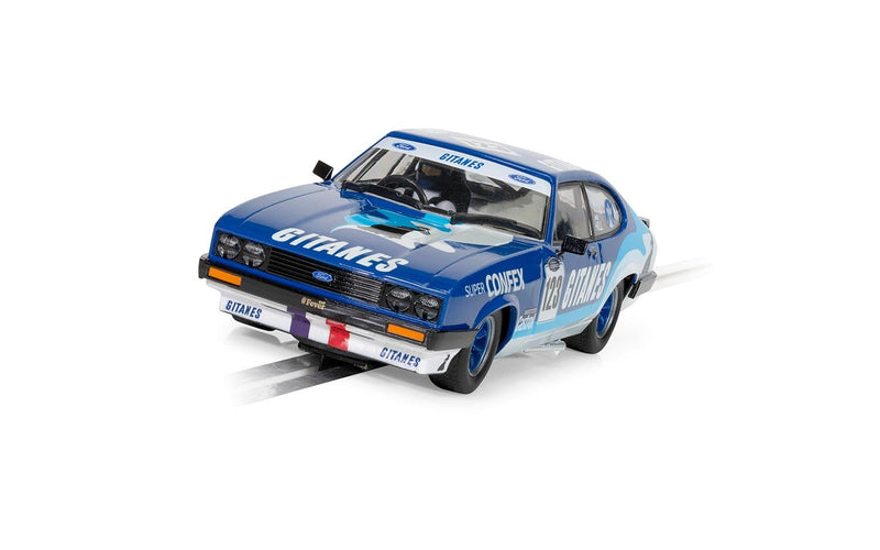 Scalextric Hornby Hobbies LTD C4402 Ford Capri Mk3-Gerry Marshall Trophy Winner 2021-Jake Hill Slot Classic Touring Cars, Blue, 1:32 Scale