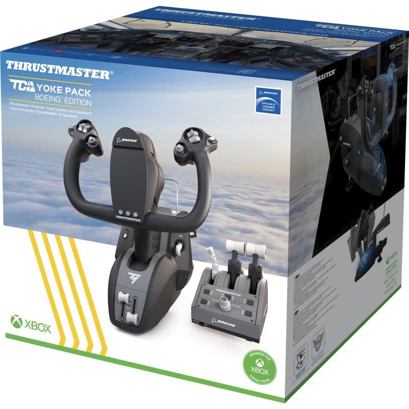 Thrustmaster TCA Yoke Pack Boeing Edition - Officially Licensed by Boeing for Xbox Series X|S / Xbox One / Windows