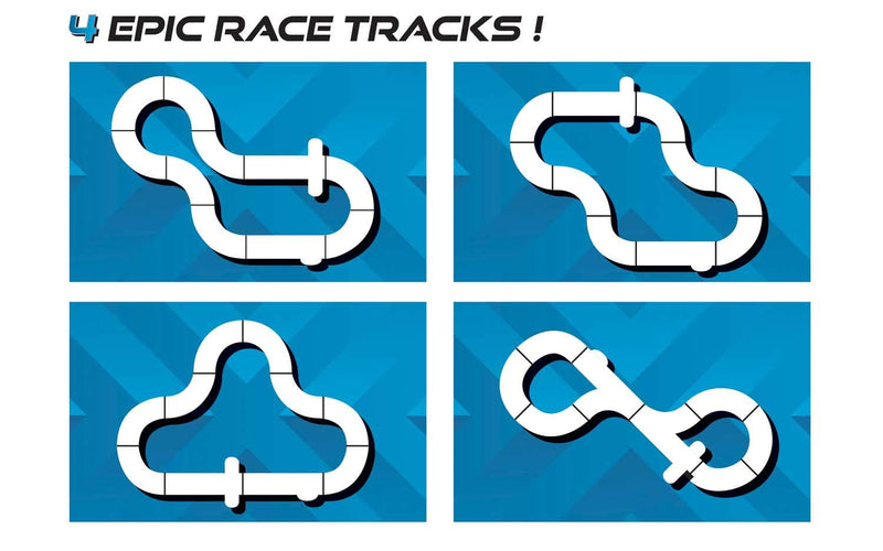 Scalextric Ginetta Racers Race Set - Electric Race Car Track Set for Ages 5+, Slot Car Race Tracks - Includes: 2x Cars, Track, 1x Powerbase & 2x Controllers - 1:32 Scale Race Sets