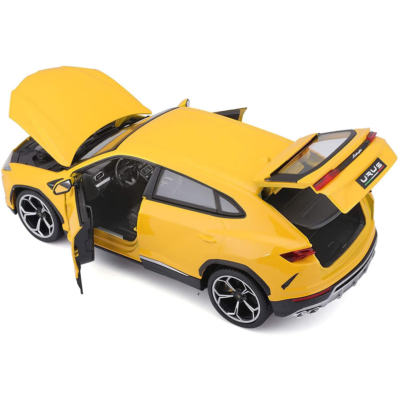 Bburago - 18-11042 - Lamborghini Urus 1/18 Miniature Vehicle, Yellow