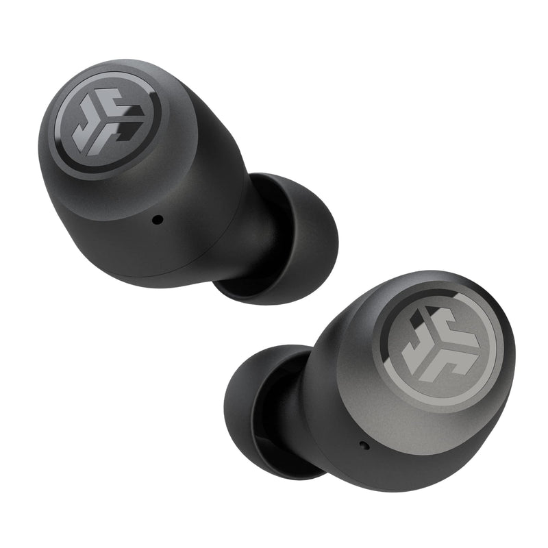 JLab Go Air Pop True Wireless Earbuds, Headphones In Ear, Bluetooth Earphones with Microphone, Wireless Ear Buds, TWS Bluetooth Earbuds with Mic, USB Charging Case, Dual Connect, EQ3 Sound, Black