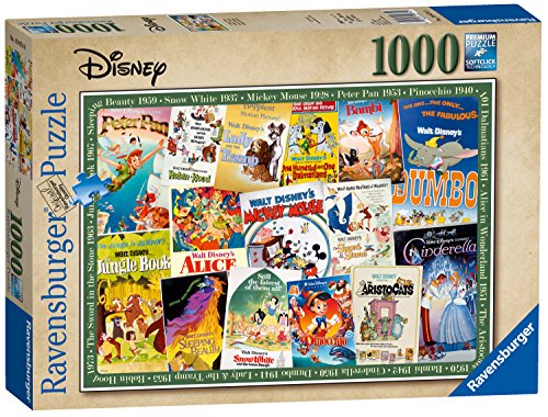 Ravensburger Disney Vintage Movie Posters 1000 Piece Jigsaw Puzzle for Adults & for Kids Age 12 and Up