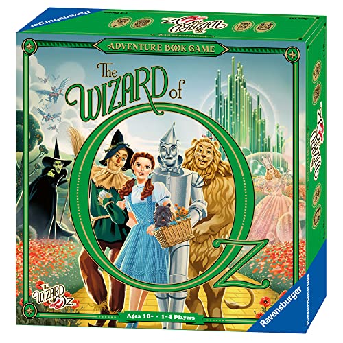 Ravensburger The Wizard of Oz Adventure Book - Family Strategy Board Games for Kids and Adults Age 10 Years Up - 1 to 4 Players