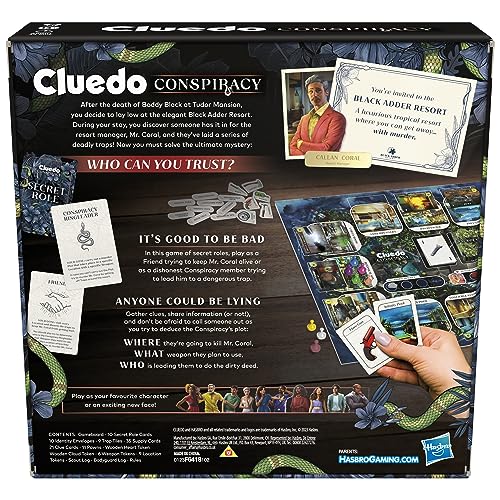 Cluedo Conspiracy Board Game for Adults and Teens